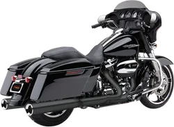 Cobra Black 4.5in Power Flo Slip On Muffler Exhaust