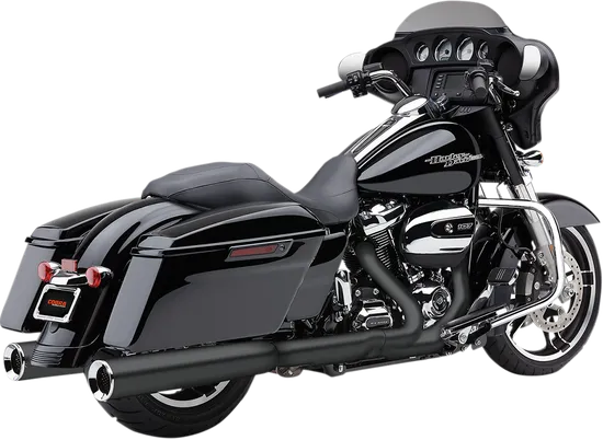 Cobra Black 4.5in Power Flo Slip On Muffler Exhaust