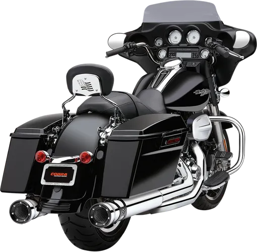 Cobra Chrome Race Pro Slip On Muffler Exhaust