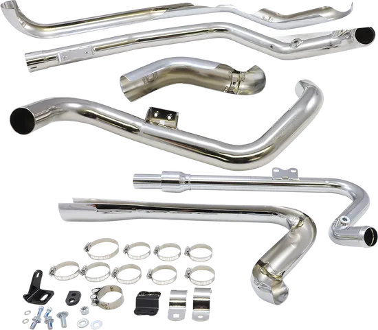 Cobra Chrome True Dual Head Pipe Header