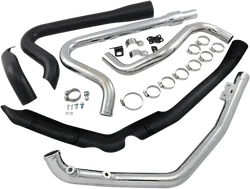 Cobra Black True Dual Head Pipe Header