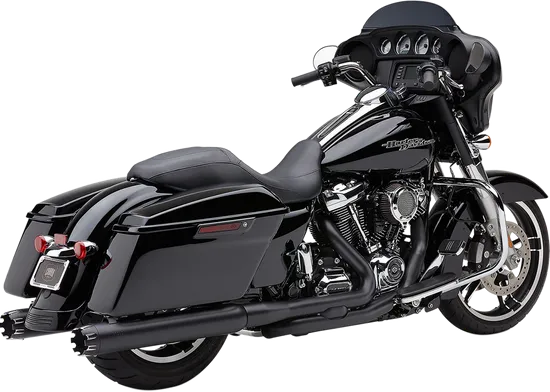 Cobra Black Neighbor Hater Dual Cut Slip On Muffler Exhaust