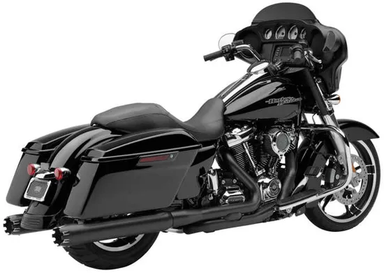 Cobra Black Neighbor Hater Dual Cut Slip On Muffler Exhaust