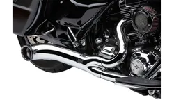 Cobra Chrome 4in 2 Into 1 Full Exhaust Muffler