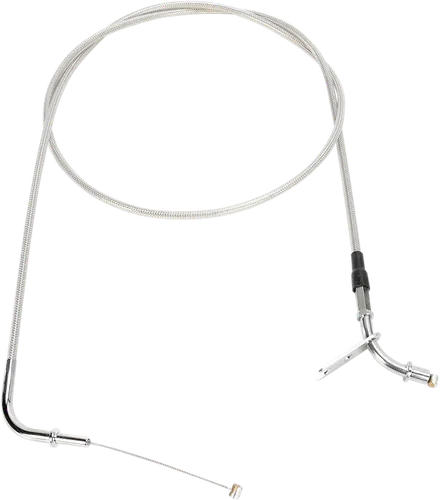 Motion Pro Armor Coat Stainless Steel Pull Throttle Cable +8in