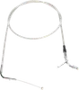 Motion Pro Armor Coat Stainless Steel Pull Throttle Cable +8in