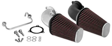 KN Aircharger Air Intake Filter Breather System Black 2