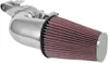 KN Aircharger Air Intake Filter Breather System Chrome