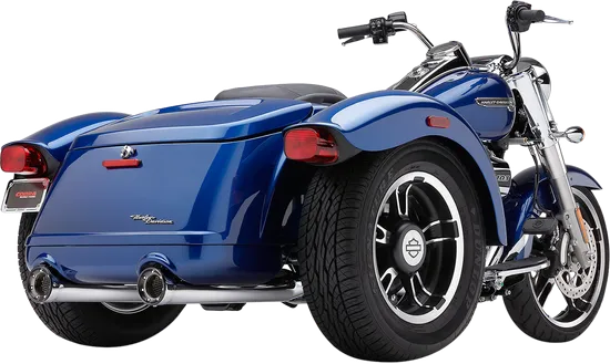 Cobra Chrome Straight Cut RPT Slip On Muffler Exhaust