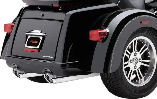 Cobra Chrome Tri Flo Slip On Muffler Exhaust