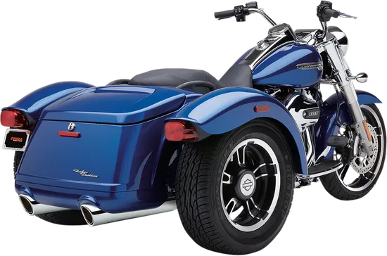 Cobra Chrome 4in 909 Scalloped Slip On Muffler