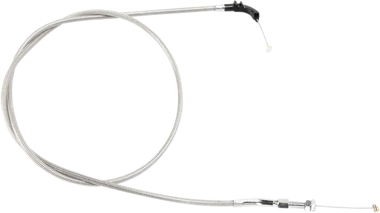 Motion Pro Armor Coat Stainless Steel Push Throttle Cable +12in