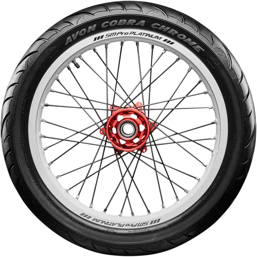Avon Tire Cobra Chrome Bias Front Tire 120/70-21 68 V Blackwall Bias TL 2