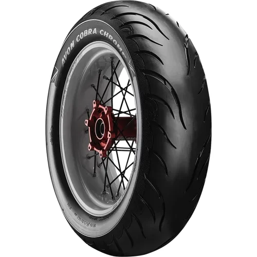 Avon Tire Cobra Chrome Bias Rear Tire 180/65-16 81 H Blackwall Bias TL