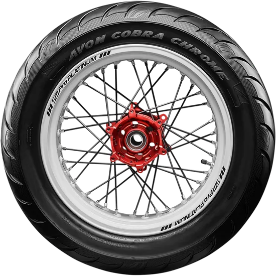 Avon Tire Cobra Chrome Bias Rear Tire 160/80-16 81 H Blackwall 2