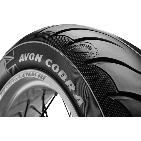 Avon Tire Cobra Chrome Bias Rear Tire 150/70-18 76 V Blackwall 4