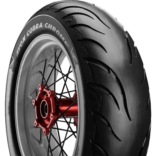 Avon Tire Cobra Chrome Bias Rear Tire 180/70-16 77 H Blackwall Bias TL 3