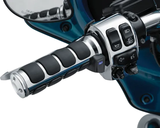 Kuryakyn Heated ISO Handlebar Grips Pair for Electronic Throttle