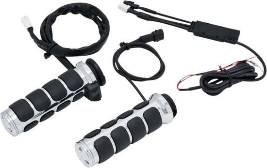 Kuryakyn Heated ISO Handlebar Grips for Dual Cable Throttle