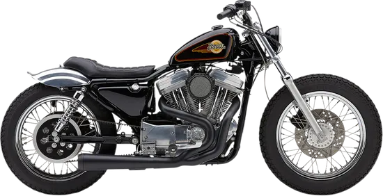 Cobra 4in Black El Diablo Full Exhaust Muffler Pipe