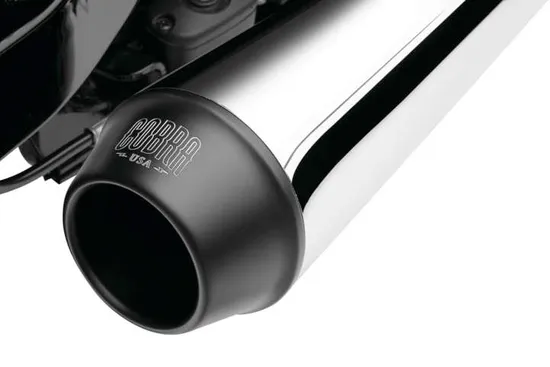 Cobra 4in Chrome El Diablo Full Exhaust Muffler Pipe