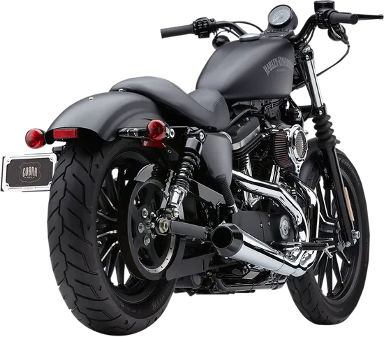 Cobra 4in Chrome El Diablo Full Exhaust Muffler Pipe