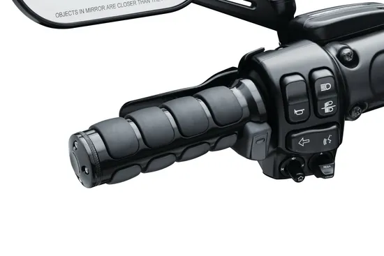 Kuryakyn Black Heated ISO Handlebar Grips Pair for Dual Cable Throttle