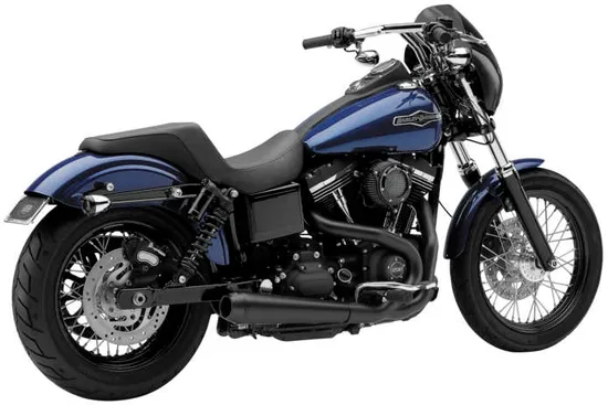 Cobra 4in Black El Diablo Full Exhaust Muffler Pipe