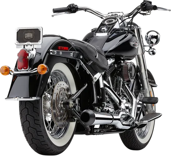 Cobra 4in Chrome El Diablo Full Exhaust Muffler Pipe