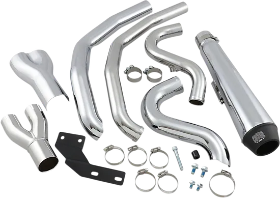 Cobra 4in Chrome El Diablo Full Exhaust Muffler Pipe