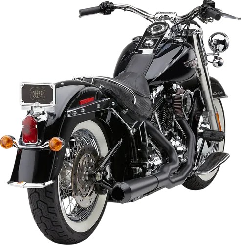 Cobra 4in Black El Diablo Full Exhaust Muffler Pipe