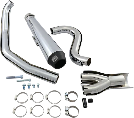 Cobra 4in Chrome El Diablo Full Exhaust Muffler Pipe 1