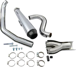 Cobra 4in Chrome El Diablo Full Exhaust Muffler Pipe