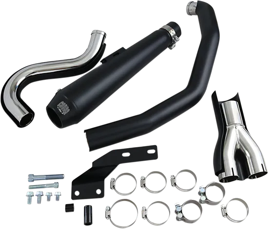 Cobra 4in Black El Diablo Full Exhaust Muffler Pipe