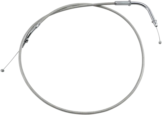 Motion Pro Armor Coat Stainless Steel Pull Throttle Cable +6in