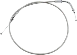 Motion Pro Armor Coat Stainless Steel Pull Throttle Cable +6in