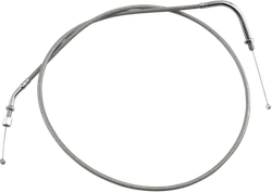 Motion Pro Armor Coat Stainless Steel Push Throttle Cable +6in