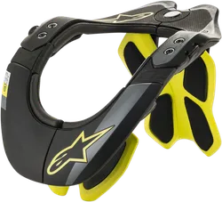 Alpinestars Adult Unisex Bionic Neck Support Tech 2 L XL Black Yellow
