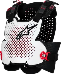 Alpinestars Adult Men A-4 Plasma Chest Protector XL 2XL Black Red White