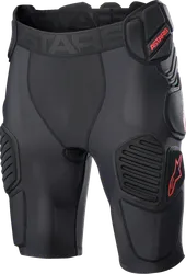 Alpinestars Adult Men Bionic Pro Protection Shorts S Black Red