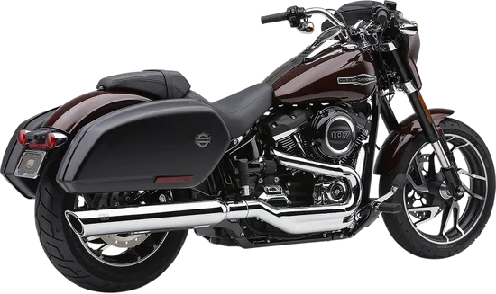 Cobra Chrome 4in 909 Scalloped Slip On Muffler