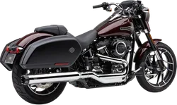 Cobra Chrome Neighbor Hater Dual Cut Slip On Muffler Exhaust