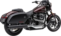 Cobra Black Neighbor Hater Dual Cut Slip On Muffler Exhaust