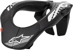 Alpinestars Youth Unisex Youth Neck Support One Size Black White