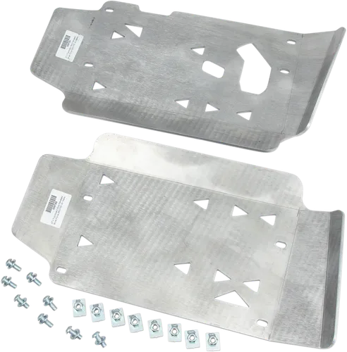 Moose Aluminum Left Right Floor Board Skid Plate Pair 2