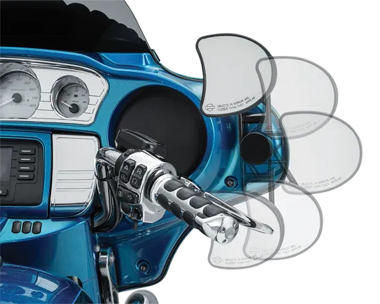 Kuryakyn Adjustable Drop Mirror Mounts Relocator