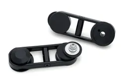 Kuryakyn Adjustable Drop Mirror Mounts Relocator