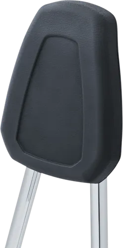 Kuryakyn Chrome Round Sissy Bar Steel Bolt-On Padded Backrest