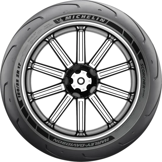 Michelin North Scorcher Sport Rear Tire 180/55-17 73 (W) Blackwall Radial TL 3