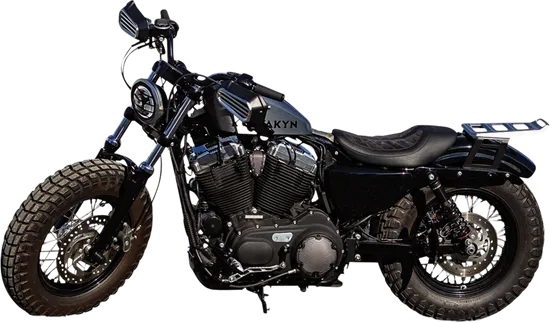 Kuryakyn Dillinger Silver Luggage Rack Steel Bolt-On